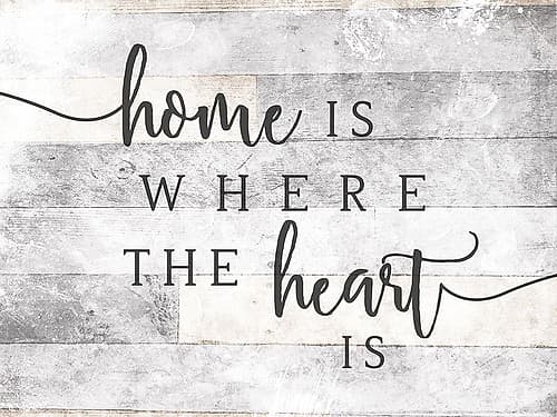 Home Heart Art Print