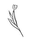 Simple Flowers 1 Art Print