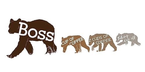Boss And Employees Coffee Print