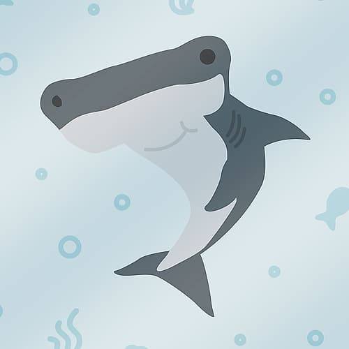 Happy Hammerhead Kids Print