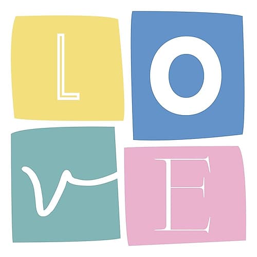 Love Boxes Inspirational Print