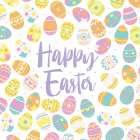 Happy Easter Eggs Art Print