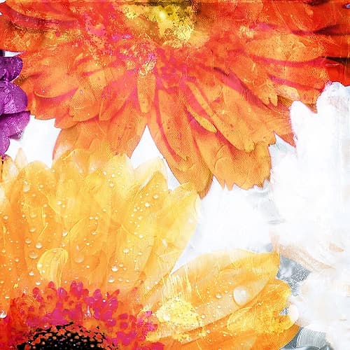 Look Flowers Mate Art Print