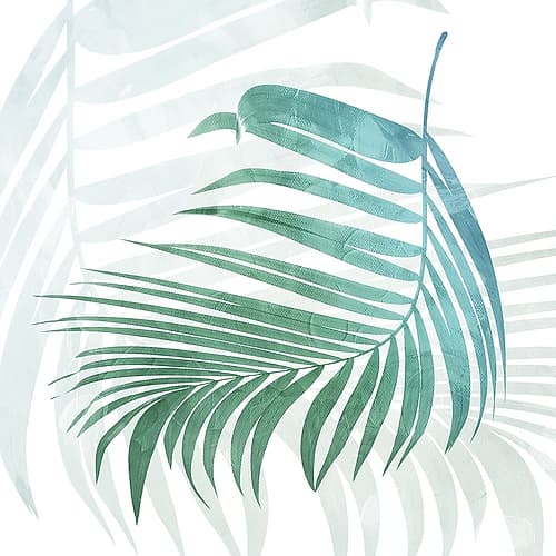 Neutral Palms Mate Nature Print