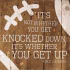 Knocked Down Art Print