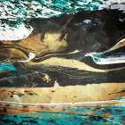 Teal Desert Art Print