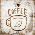 I Love Cofffee Kitchen Print