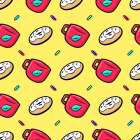 I Love Coffnuts Art Print
