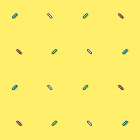 Sprinkles On Yellow Kitchen Print