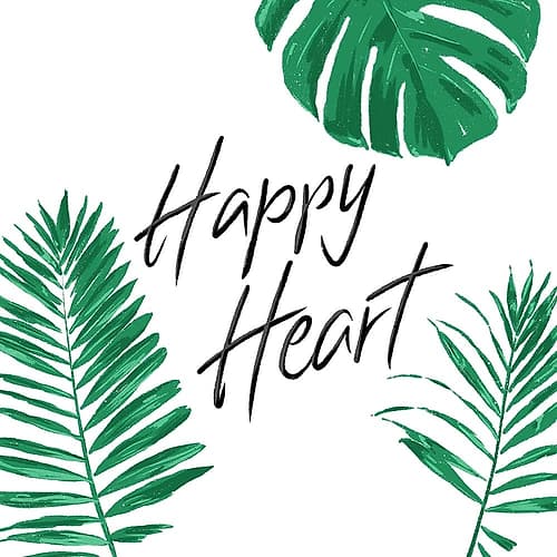 Happy Heart Clean Signs Print
