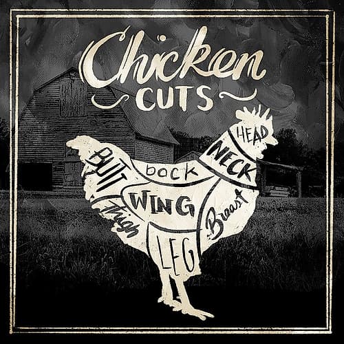 Chicken Cuts Art Print