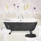 Bathroom Florals Mate Bathroom Art Print