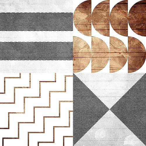 Modern Pattern Nature Print