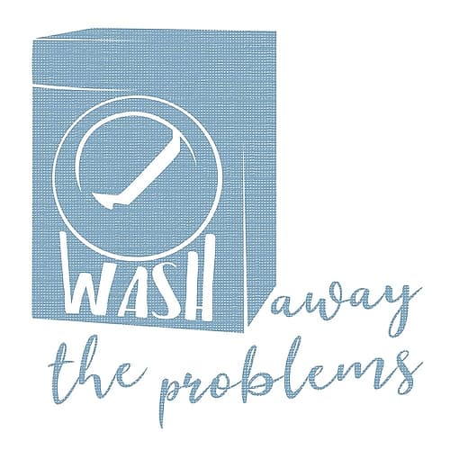 Wash Away Blue Leisure Print