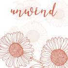 Unwind Flower Bathroom Art Print