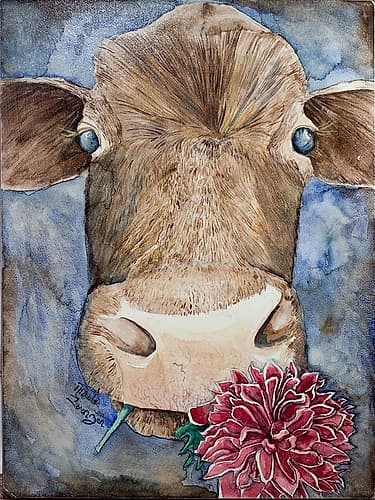 Farm Animal Cow 1 Art Print