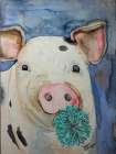 Farm Animal Pig 2 Art Print