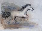 Running Horse 1 Art Print