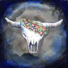 Bison And Wreath Art Print