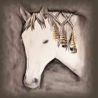 Horse With Feathers 1 Art Print