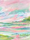 Cotton Candy Skies 2 Art Print by Nida Pathan