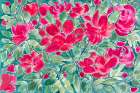 Mosaic Of Roses Art Print by Nida Pathan