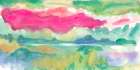 Pink Clouds Modern Print