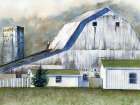 Amish Barn Art Print
