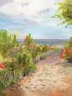 Beach Path Art Print