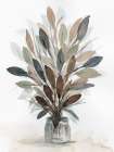 Leaves Jar Browns Art Print