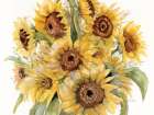 Sunflowers Bouquet 3 Art Print