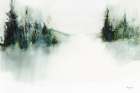 Pine Trees Landscape Art Print