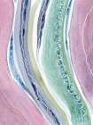 Abstract River Pink Art Print