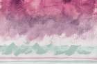 Pink Greens Modern Art Print