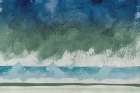 Blues Greens Modern Art Print