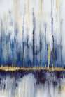 Indigo With Gold 2 Art Print
