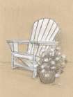 Chair Flowers Art Print