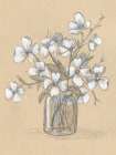 Dogwood Jar Art Print