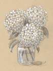 Hydrangea Jar Art Print