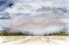 Field Winter Art Print
