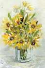Sun Flowers Jar 1 Art Print