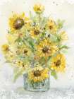 Sun Flowers Jar 5 Art Print
