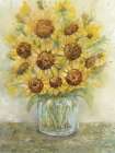Sun Flowers Jar 6 Art Print