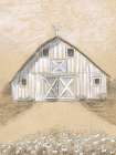 Barn Lane Flowers Art Print