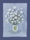 Daisies On Future Dusk Canvas Art Print