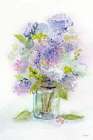 Hydrangea Jar 2 Art Print