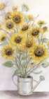 Sunflowers In Watering Can 3 Art Print
