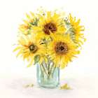 Sunflower Jar 2 Art Print