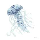 Blue Jelly Fish Art Print