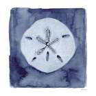 White Sand Dollar Indigo Art Print